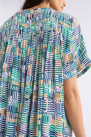 Malo Shirt Dress Chess Print