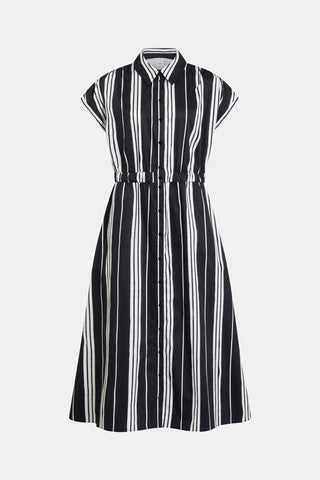 Reza Shirt Dress Fez Print Black