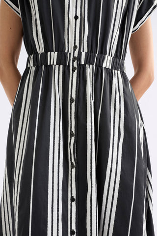 Reza Shirt Dress Fez Print Black