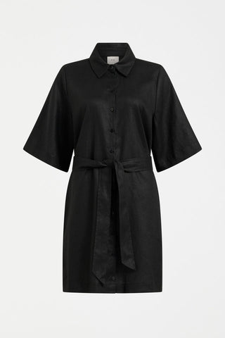 Llinen Dress Black
