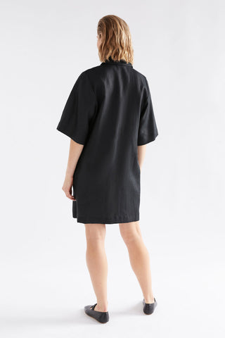Llinen Dress Black