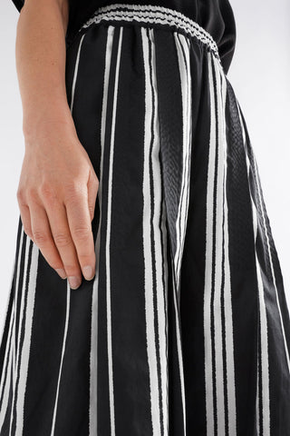 Reza Pant Fez Print Black