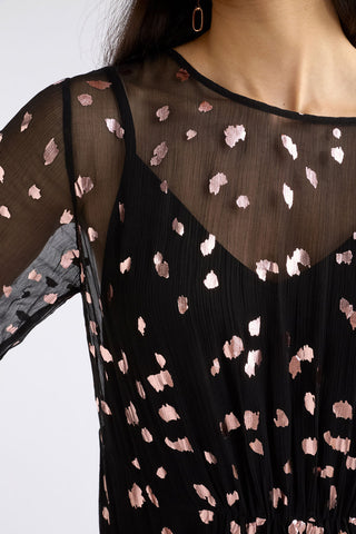 Artii Dress Interstellar Foil Print