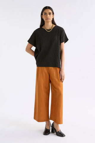 Orta Boxy Tshirt Black