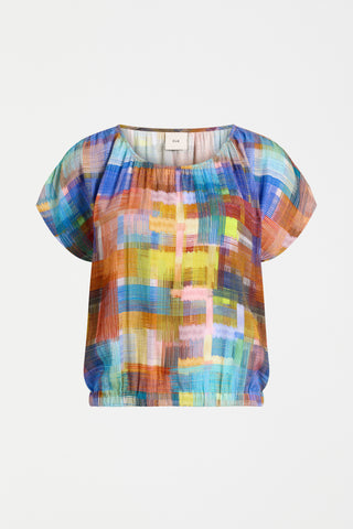 Nidra Top in Elbrus Print