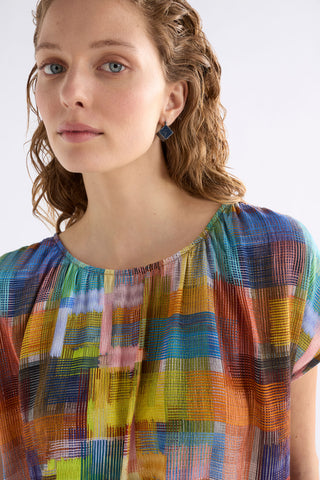 Nidra Top in Elbrus Print