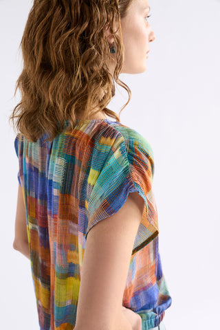 Nidra Top in Elbrus Print