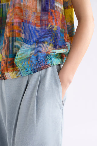 Nidra Top in Elbrus Print