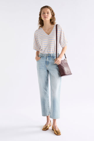 Seter Tee in Pearl Blue/Natural