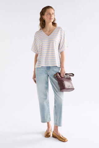 Seter Tee in Pearl Blue/Natural