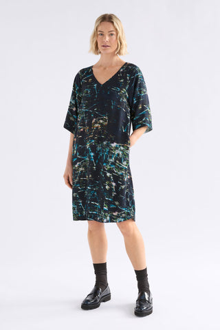 Kallio V-Neck Dress Norda Print