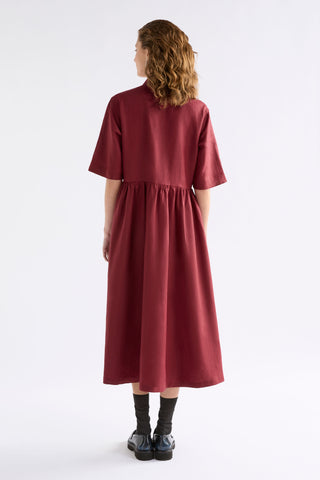 Llinen Light Dress in Bordeaux