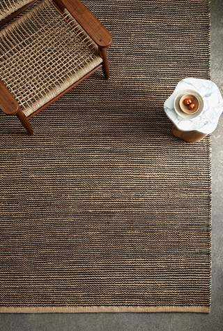 Drift Rug - Natural & Black