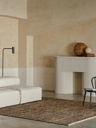 Drift Rug - Natural & Black