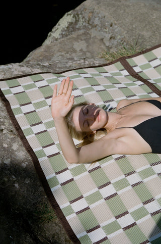 100% Recycled Outdoor Mat FERN