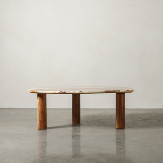 clifton coffee table onyx marble with timber legs indigo love collectors 