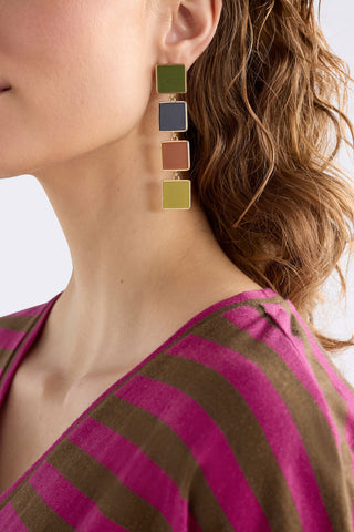 Vali Long Drop Earring