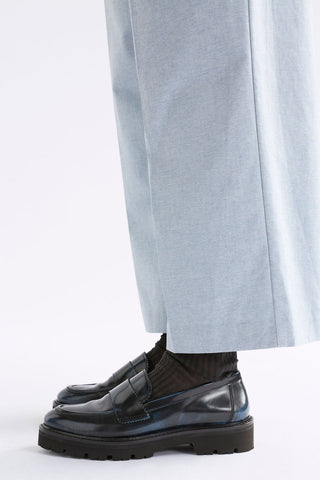 Tirstta Platform Loafer Dark Navy