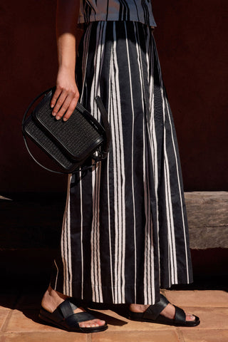 Reza Pant Fez Print Black