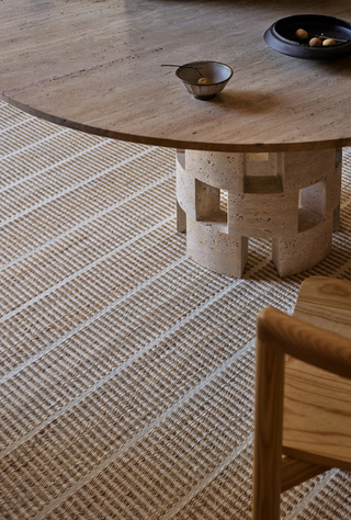 Trellis Rug Natural/White