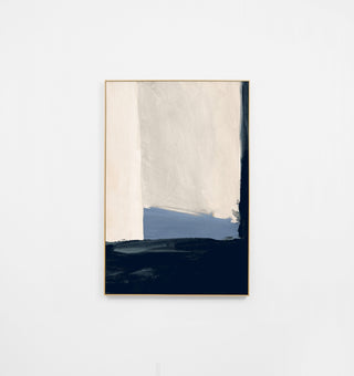 Atlanta Blue 1 Framed Canvas