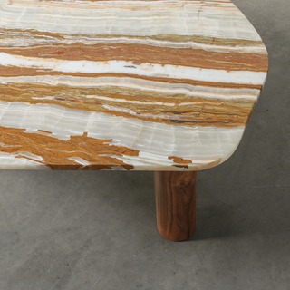 Clifton Coffee Table Onyx Travertine