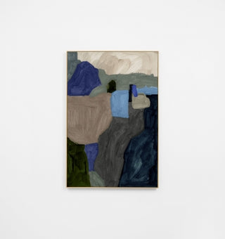 Maeve Ultramarine 1 Framed Canvas