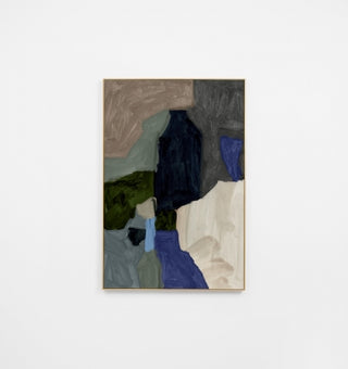 Maeve Ultramarine 2 Framed Canvas