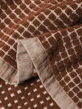 Nero Cotton Bath Towel Paprika/Cream