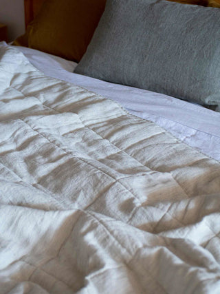 Pinstripe Linen Quilt