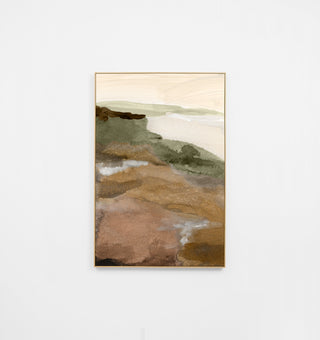 Watercolour Vista Earth 1 Canvas